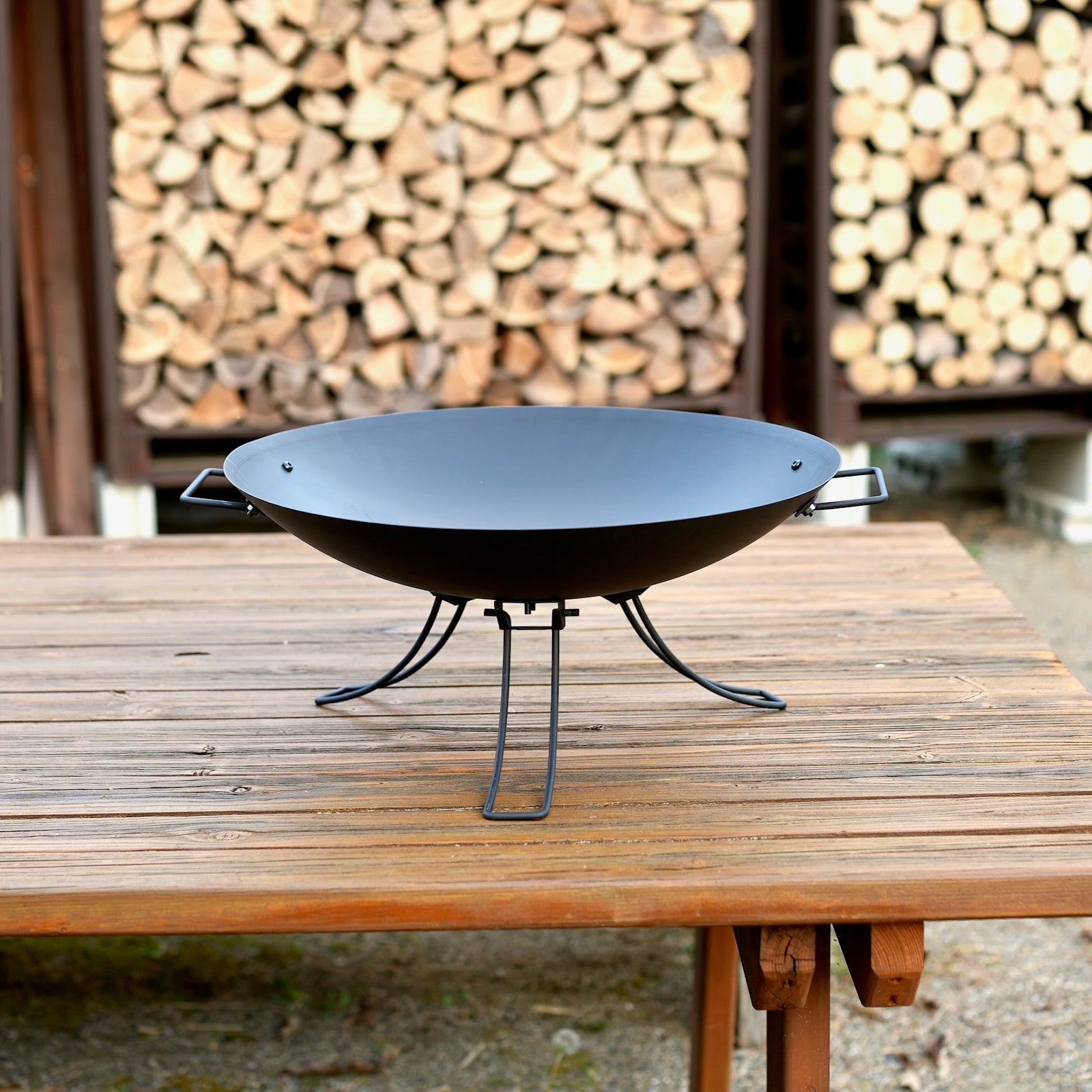 テーブル・チェア・ハンモック COMMA NINE LANDS Fire Place Table WOOD 商品 – cacomoca