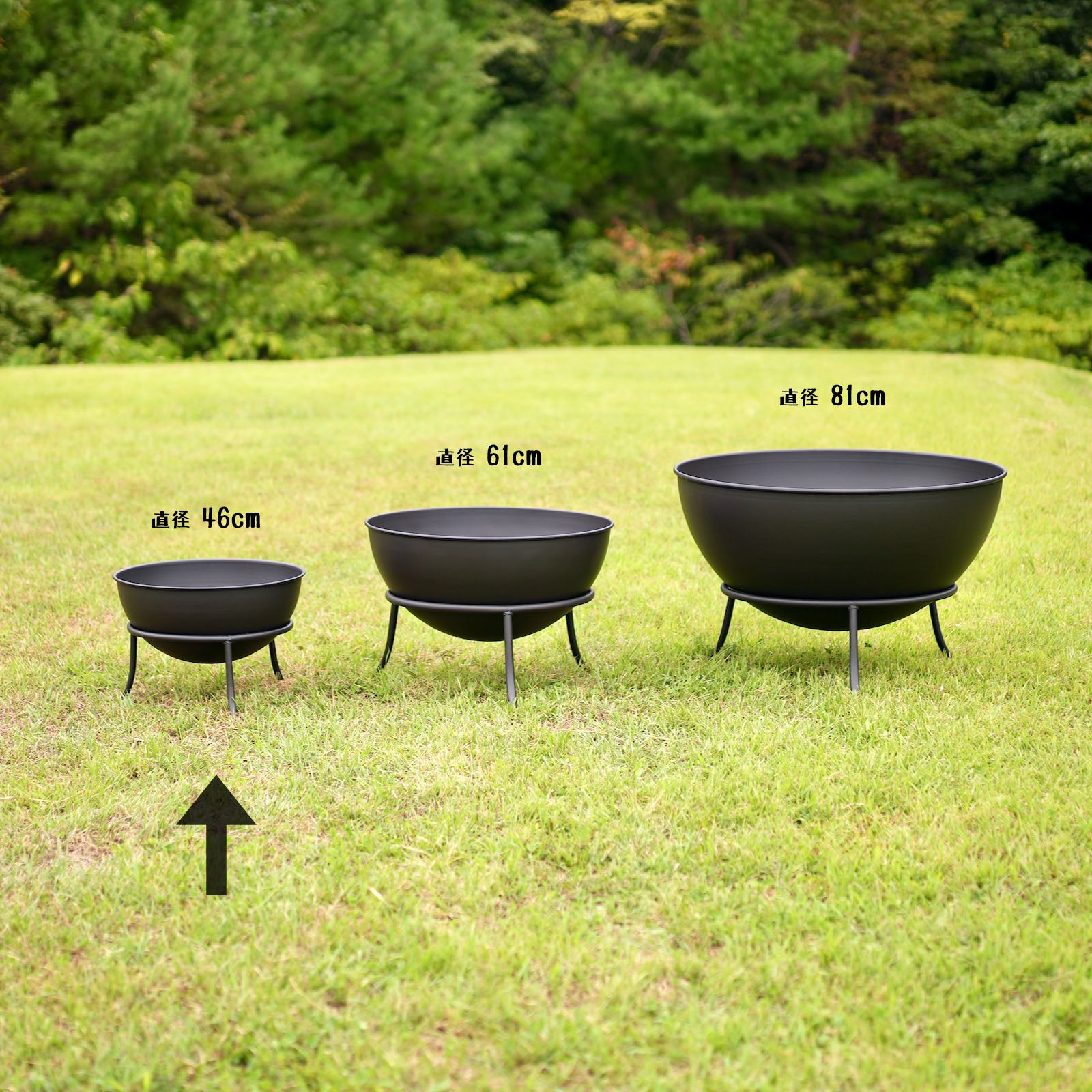 新品 アウトレット 焚き火台 ファイヤーピット ボウル型 BOWL 46cm Fire Pit BOWL ファイヤーピット・ボウル 46cm – cacomoca