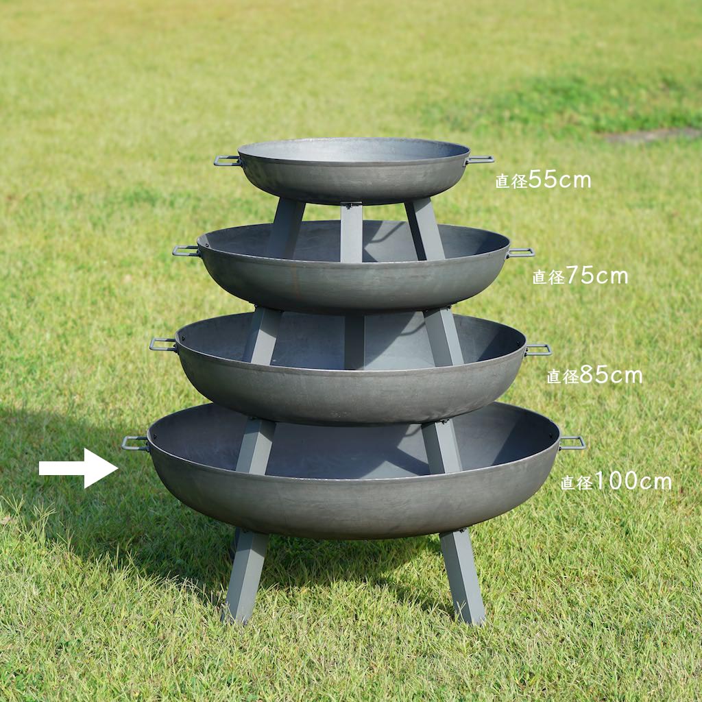 ファイヤーピット・ガーデン100cm Fire Pit GARDEN 大型焚火台 Fire Pit GARDEN ファイヤーピット・ガーデン 100cm – cacomoca